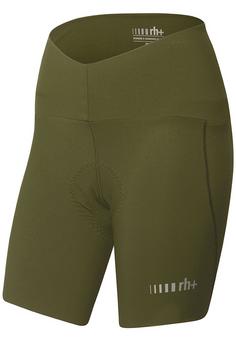 RH+ HW Short 18cm Fahrradtights Damen kaki