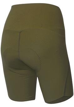Rückansicht von RH+ HW Short 18cm Fahrradtights Damen kaki