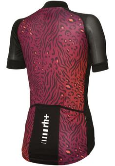 Rückansicht von RH+ Venere Evo W Jersey Fahrradtrikot Damen black-multi animalier