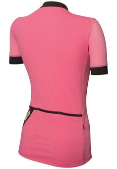 Rückansicht von RH+ Drop W Jersey Fahrradtrikot Damen azalea-black