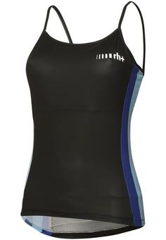 RH+ Rainbow W Spaghetto Fahrradtrikot Damen black-rainbow blue