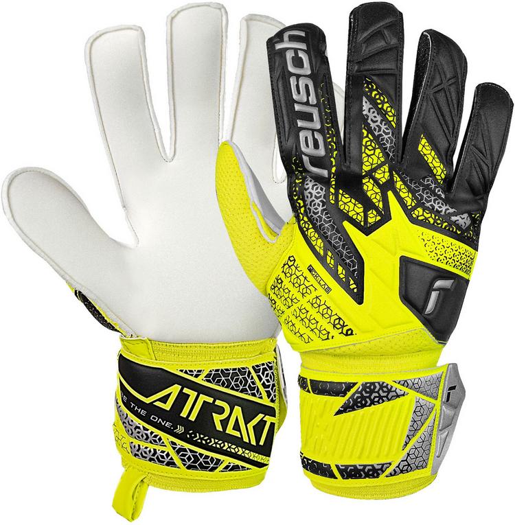 Reusch Reusch Attrakt Solid Torwarthandschuhe - 2014 safe yellow/silver - 0 | SportScheck