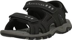 Rückansicht von Whistler Acamas Outdoorsandalen Kinder 1001 Black