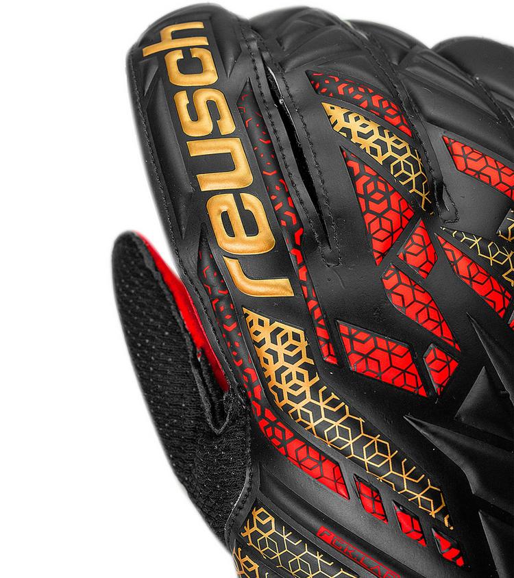 Reusch Reusch Attrakt Solid Torwarthandschuhe - 7075 blck/gold/firy red - 0 | SportScheck