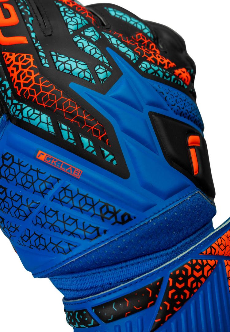 Reusch Reusch Attrakt Solid Torwarthandschuhe - 4467 electric blu/shock. orang - 1 | SportScheck