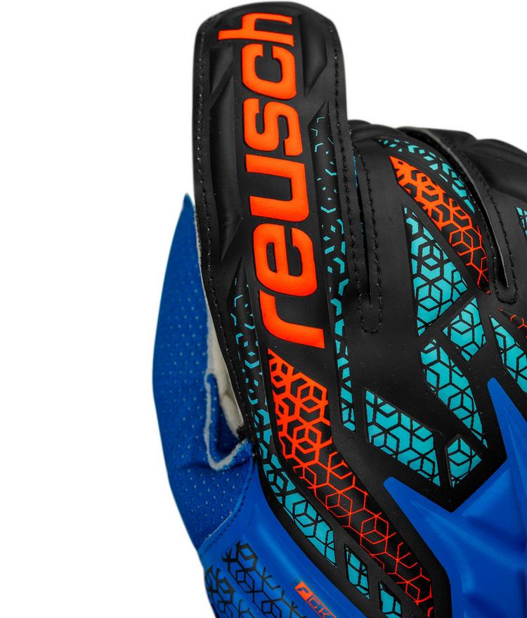 Reusch Reusch Attrakt Solid Torwarthandschuhe - 4467 electric blu/shock. orang - 2 | SportScheck