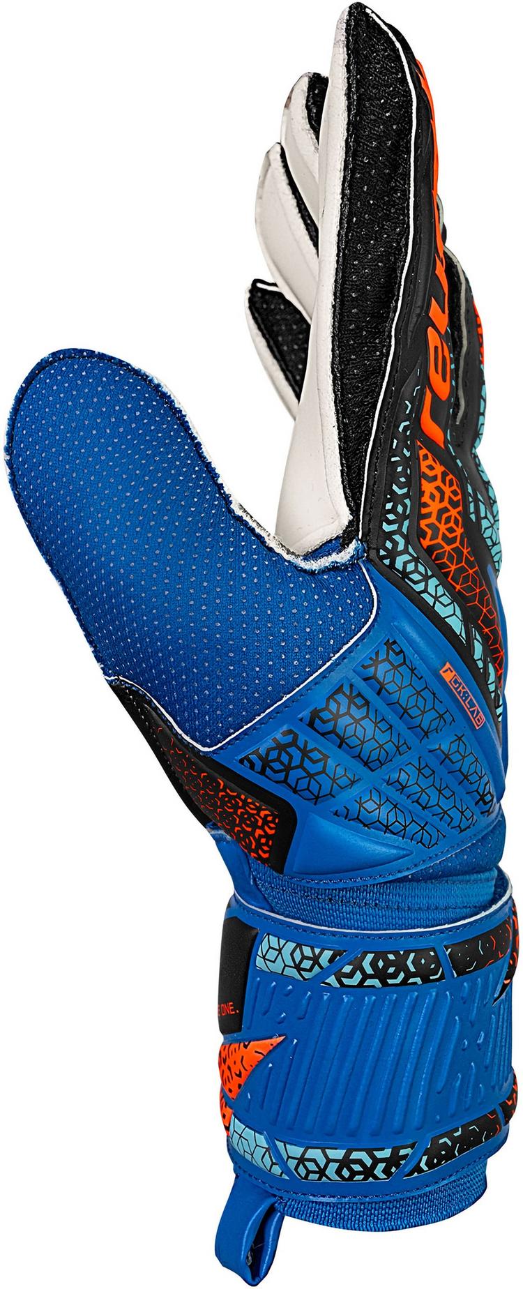 Reusch Reusch Attrakt Solid Torwarthandschuhe - 4467 electric blu/shock. orang - 3 | SportScheck