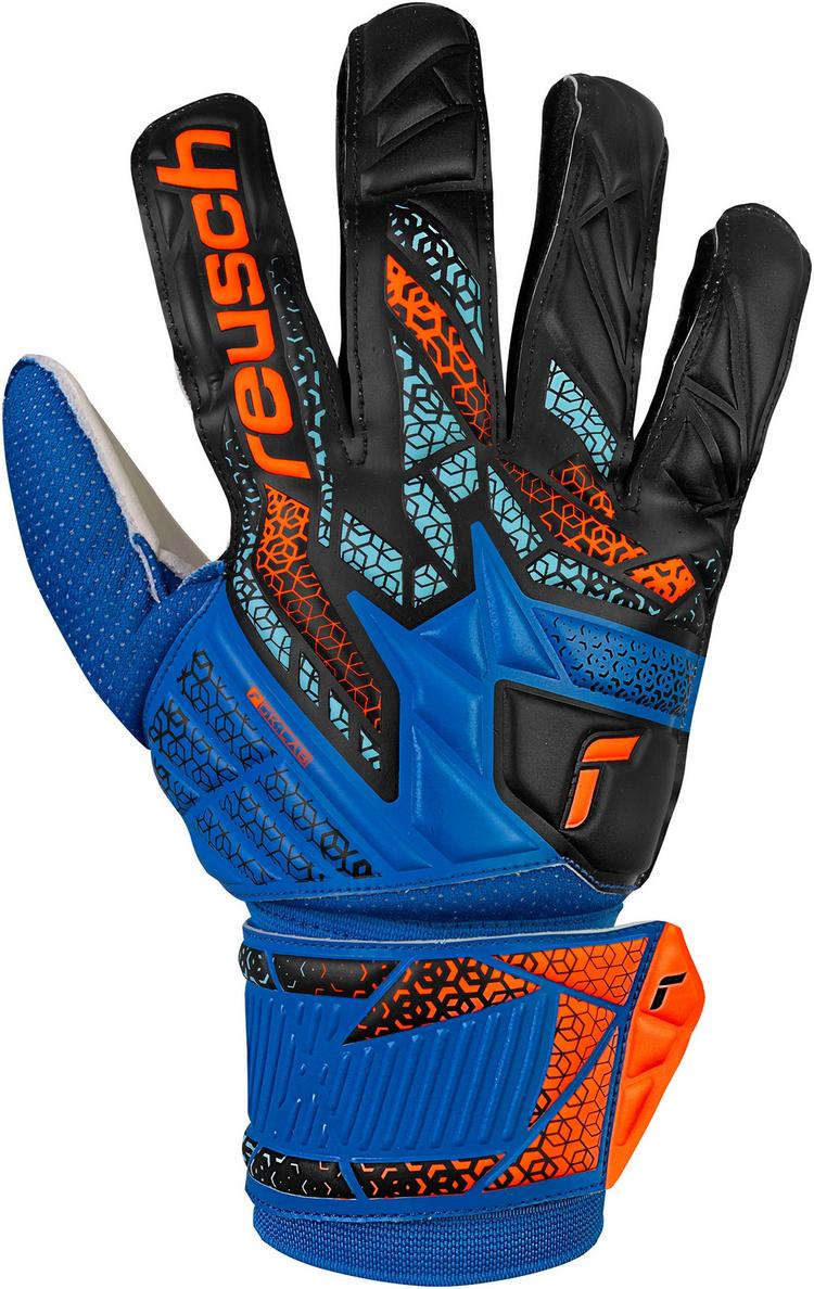 Reusch Reusch Attrakt Solid Torwarthandschuhe - 4467 electric blu/shock. orang - 4 | SportScheck