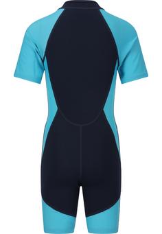 Rückansicht von ZigZag Neoprene Neoprenshorty Kinder 2009 Cyan Blue