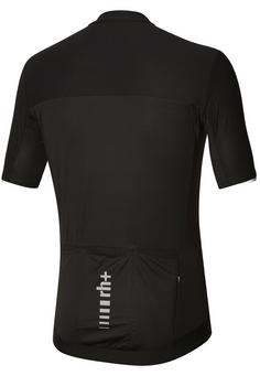 Rückansicht von RH+ Logo Jersey Fahrradtrikot Herren black