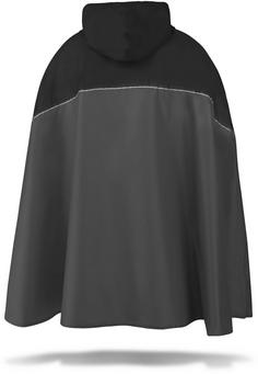 Rückansicht von normani Outdoor Sports Cherrapunji Outdoorjacke Schwarz/Anthrazit