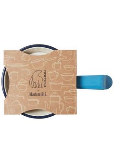 Rückansicht von Nordisk Messbecher Campinggeschirr Sky Blue