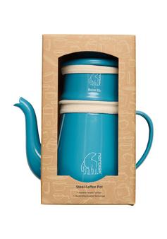 Rückansicht von Nordisk Kaffeekanne Campinggeschirr Sky Blue