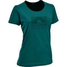 Maul Sport Tegernsee T-Shirt mit Print T-Shirt Damen Petrol2522