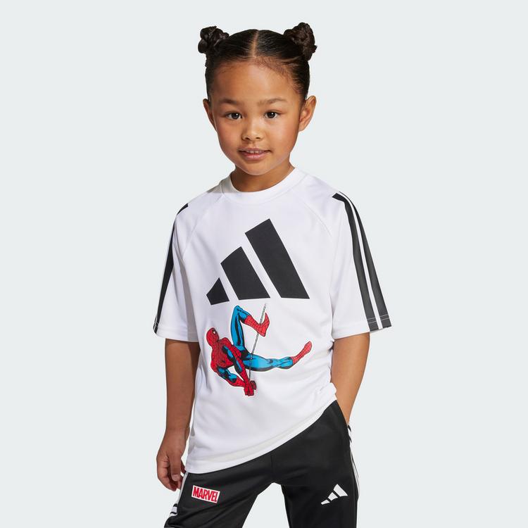 adidas adidas Marvel Spider-Man T-Shirt Kinder T-Shirt Kinder - White / Black - 0 | SportScheck
