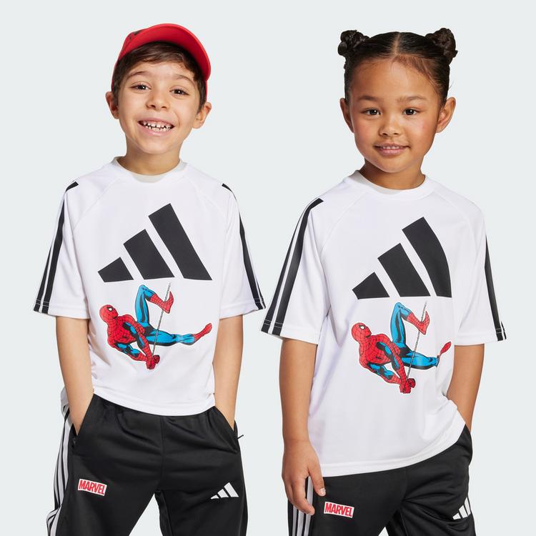 adidas adidas Marvel Spider-Man T-Shirt Kinder T-Shirt Kinder - White / Black - 1 | SportScheck