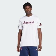 Rückansicht von adidas Arsenal US Pack T-Shirt Fanshirt Herren White