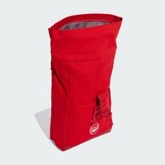 Rückansicht von adidas Rucksack FC Arsenal Rucksack Daypack Better Scarlet / White
