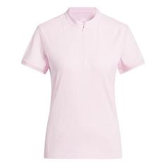 adidas Go-to Jacquard Short Sleeve Poloshirt Funktionsshirt Damen Clear Pink
