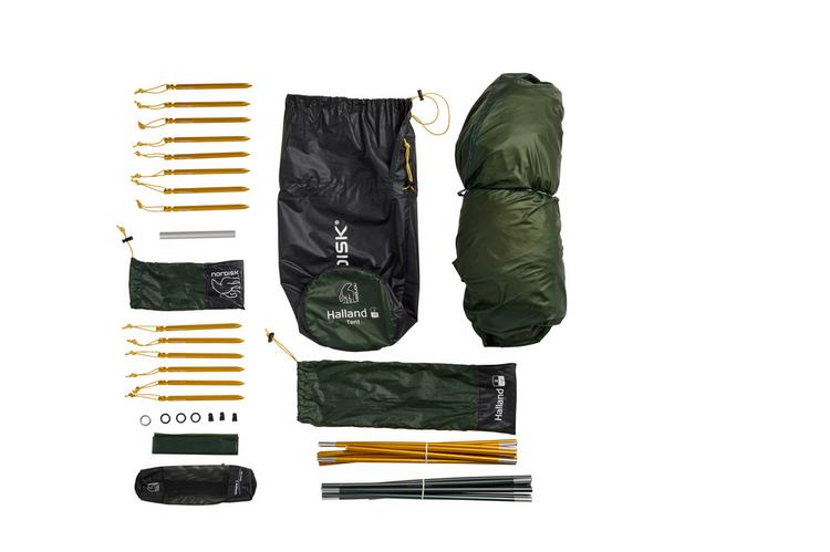 Nordisk Nordisk HALLAND 2 LW (2.0) Tunnelzelt - Black Forest Green - 2 | SportScheck