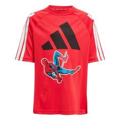 adidas Marvel Spider-Man T-Shirt Kinder T-Shirt Kinder Pure Ruby / White