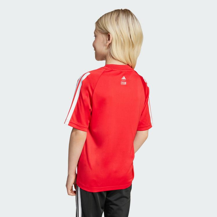 adidas adidas Marvel Spider-Man T-Shirt Kinder T-Shirt Kinder - Pure Ruby / White - 2 | SportScheck