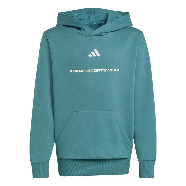 adidas adidas adidas Slogan Fleece-Hoodie Hoodie Kinder - Preloved Teal - 0 | SportScheck