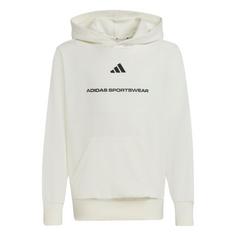 adidas adidas Boys Slogan Fleece Hoodie Kids Hoodie Kinder Off White