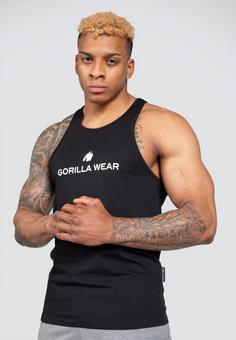 Rückansicht von Gorilla Wear Printshirt Herren Black