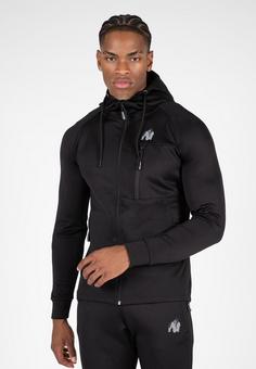 Rückansicht von Gorilla Wear Trainingsjacke Herren Black