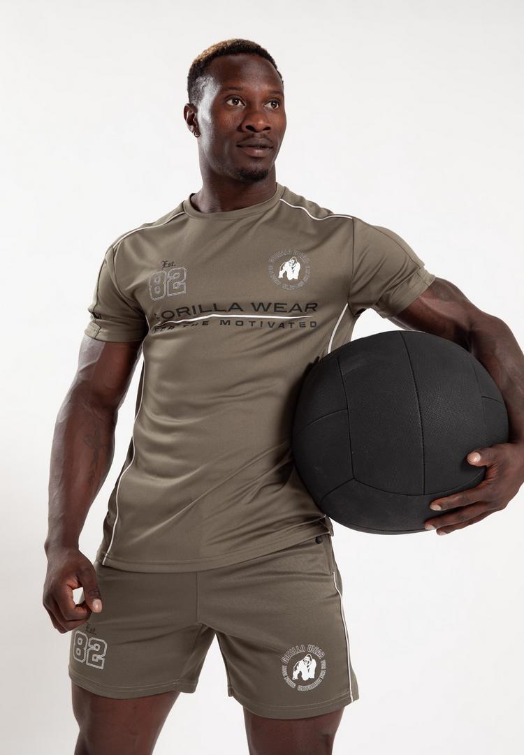 Gorilla Wear Gorilla Wear Funktionsshirt Herren - Army Green - 0 | SportScheck