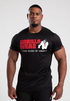 Rückansicht von Gorilla Wear Printshirt Herren Black