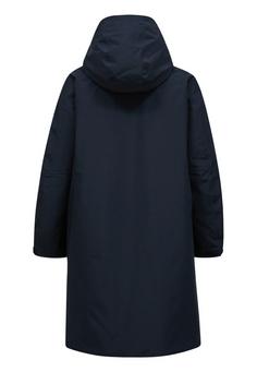 Rückansicht von Peak Performance Funktionsmantel Damen BLACK