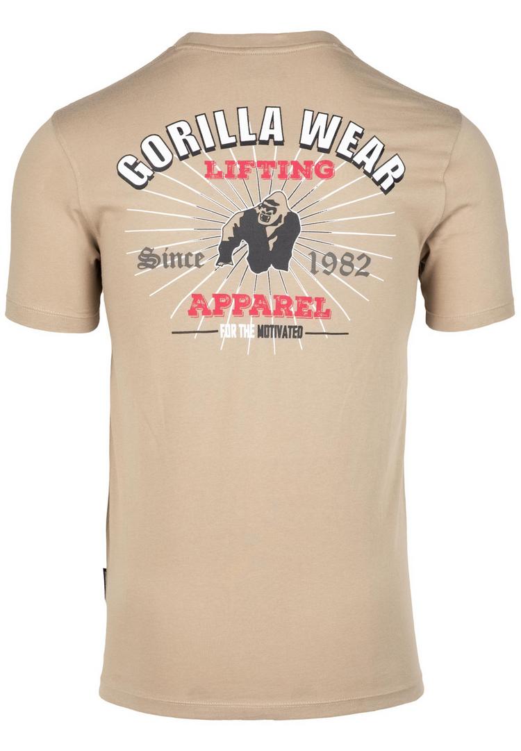 Gorilla Wear Gorilla Wear Printshirt Herren - Beige - 0 | SportScheck