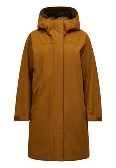 Peak Performance Funktionsmantel Damen schlamm