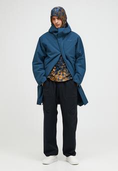 Rückansicht von Peak Performance Funktionsmantel Herren TAUBENBLAU