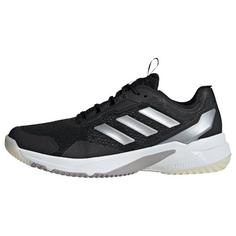 adidas Crazyflight 6 Hallenschuh Hallenschuhe Damen Cloud White / Silver Metallic / Core Black