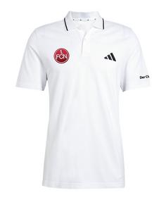 adidas 1. FC Nürnberg Polo Weiß Fanshirt weissschwarz