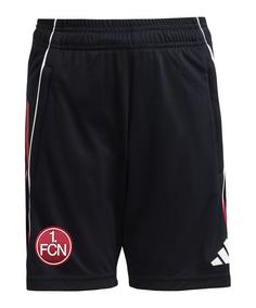 adidas 1. FC Nürnberg Short Fußballshorts Kinder schwarzrot