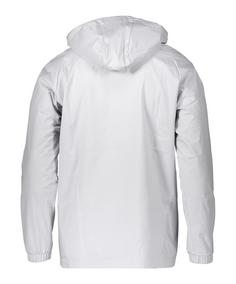 Rückansicht von adidas 1. FC Nürnberg Regenjacke Trainingsjacke grau