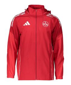 adidas 1. FC Nürnberg Regenjacke Trainingsjacke Kinder rotrot