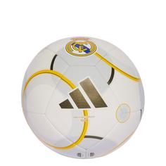 adidas Real Madrid Home Club Ball Fußball White / Bold Gold / Light Solid Grey