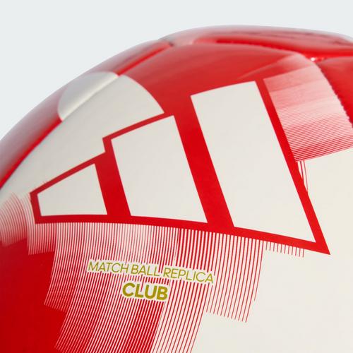 Rückansicht von adidas FC Bayern München Heimspiel Club Ball Fußball White / Red / Gold Metallic
