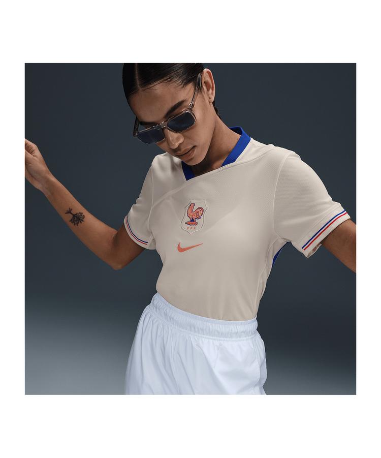Nike Nike Frankreich Trikot Away 2025 Damen Beige Trikot Damen - beigeblaurot - 1 | SportScheck