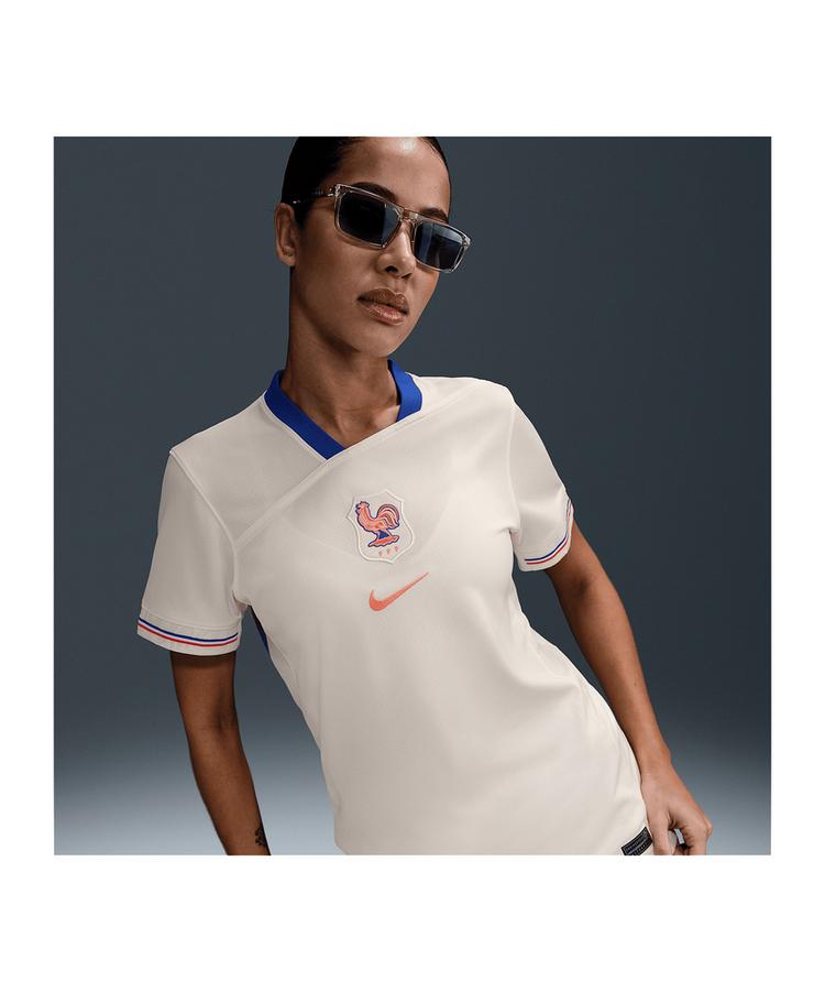 Nike Nike Frankreich Trikot Away 2025 Damen Beige Trikot Damen - beigeblaurot - 3 | SportScheck