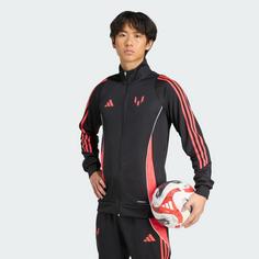 Rückansicht von adidas Messi Jacke Trainingsjacke Herren Black