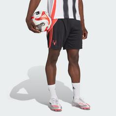 Rückansicht von adidas Messi Shorts Funktionsshorts Herren Black