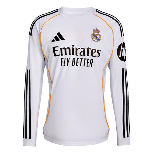 adidas Real Madrid 25/26 Long Sleeve Heimtrikot Teamtrikot Herren