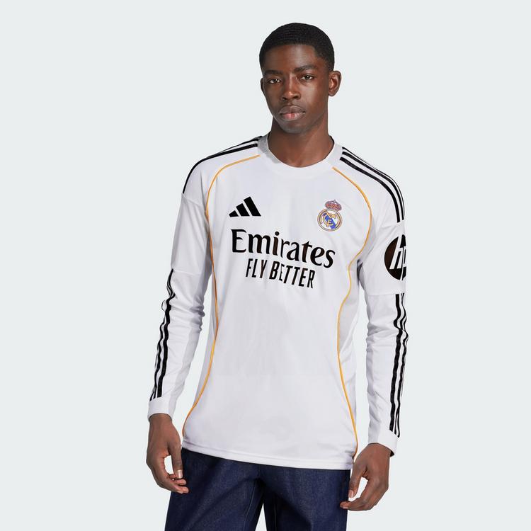 adidas adidas Real Madrid 25/26 Long Sleeve Heimtrikot Teamtrikot Herren - White - 0 | SportScheck