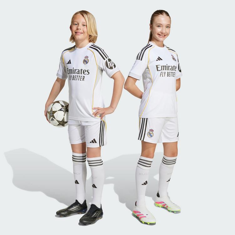 adidas adidas Real Madrid 25/26 Junior-Heimausr&uuml;stung Teamtrikot Kinder - White - 0 | SportScheck